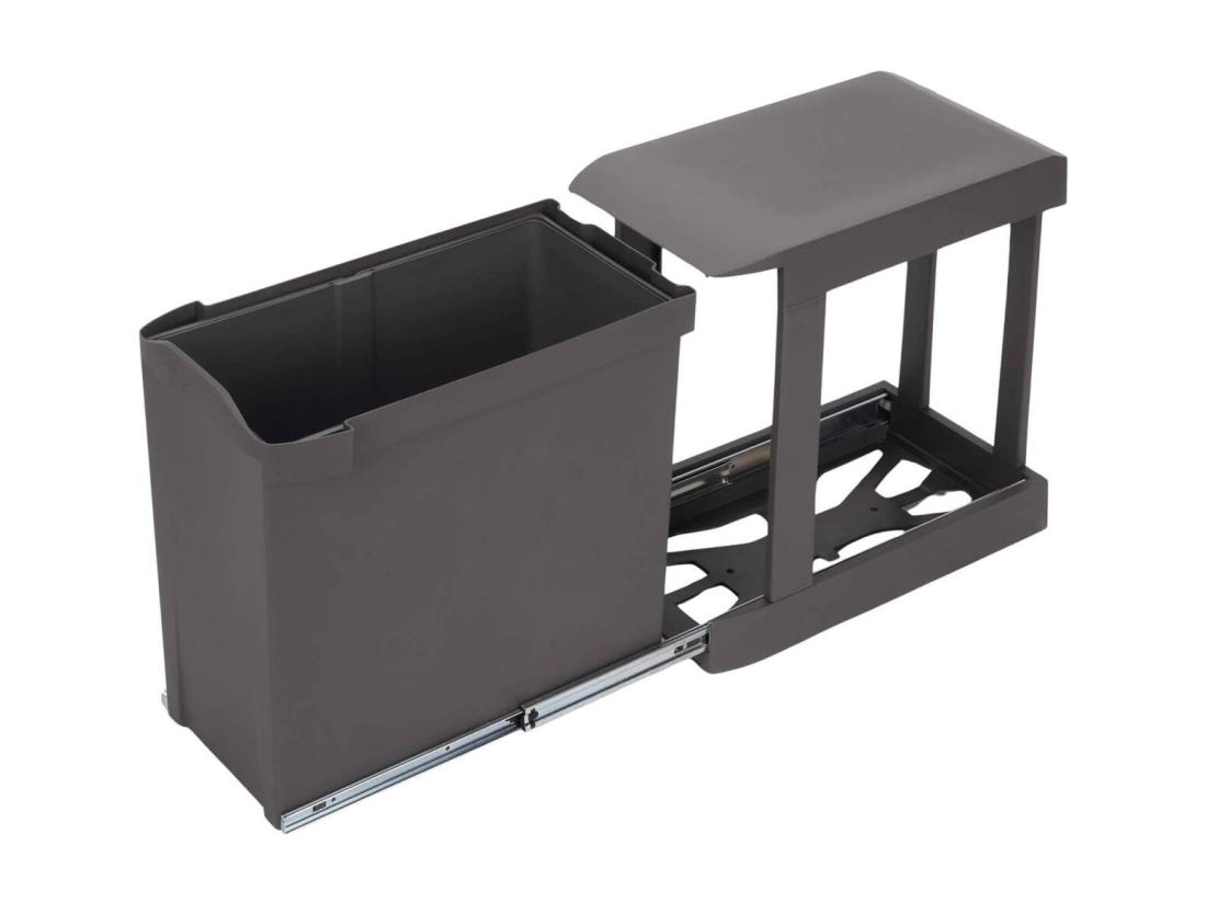 vente unique Poubelle fixation inférieure et extraction automatique 30 L