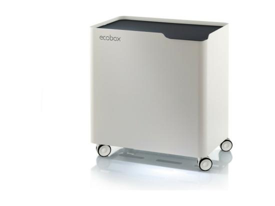 Vente Unique Poubelle Pour Tri Sélectif Modulable Fermeture Douce 40 Litres ECOBOX-TOP