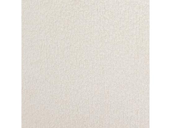 Vente Unique Pouf Avec Coffre En Tissu à Bouclettes Blanc D 35 X H 37 Cm