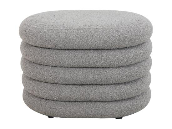Vente Unique Pouf Avec Espace De Rangement Et Revêtement En Boucle