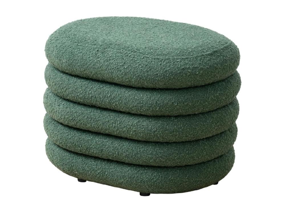 vente unique Pouf avec espace de rangement et revêtement en boucle
