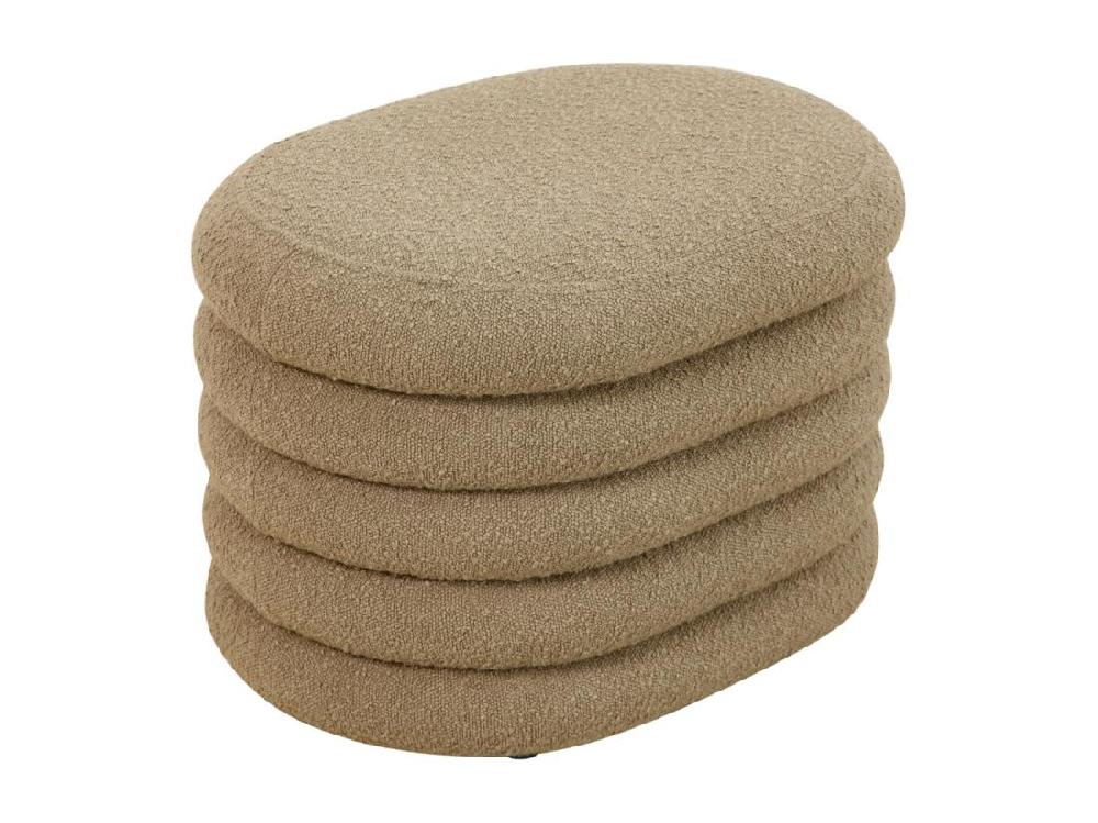 vente unique Pouf avec espace de rangement et revêtement en boucle