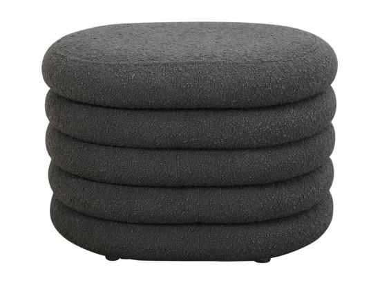Vente Unique Pouf Avec Espace De Rangement Et Revêtement En Boucle