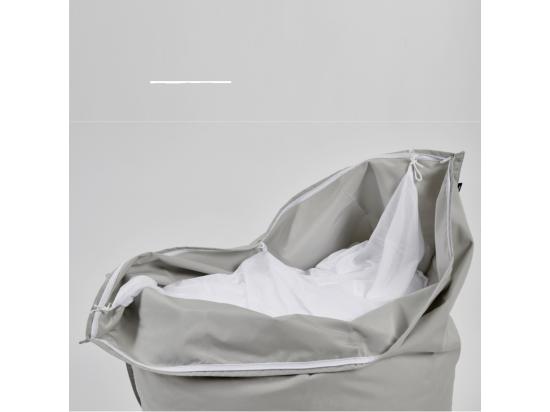 Vente Unique Pouf D'extérieur Géant XL Gris Perle 130x165cm