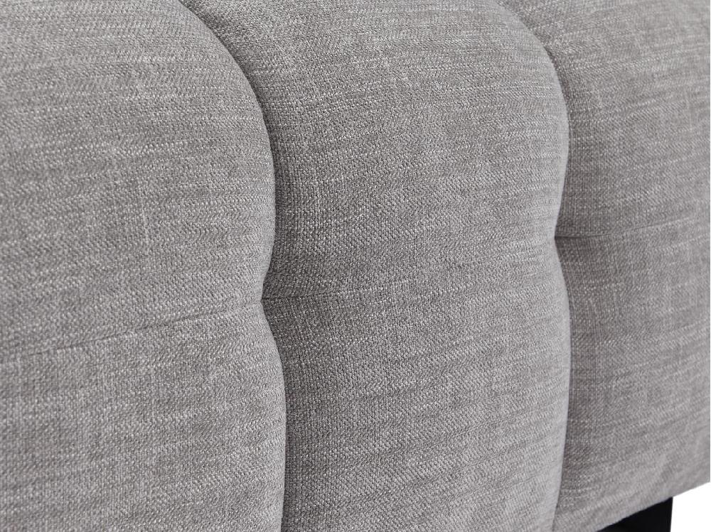 Vente Unique Pouf En Tissu Chiné Gris DILOME De Pascal Morabito