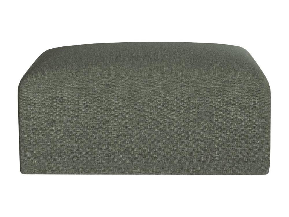 Vente Unique Pouf En Tissu Chiné Vert POGNI De Maison Céphy