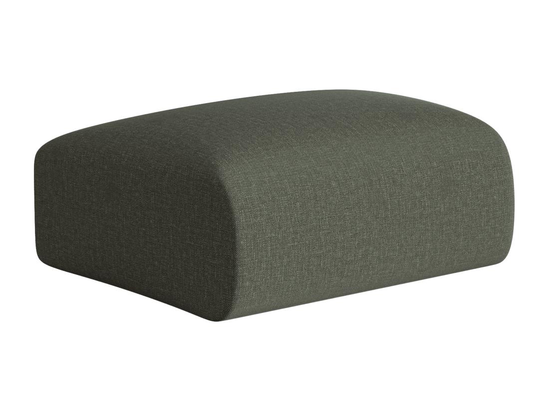 Vente Unique Pouf En Tissu Chiné Vert POGNI De Maison Céphy