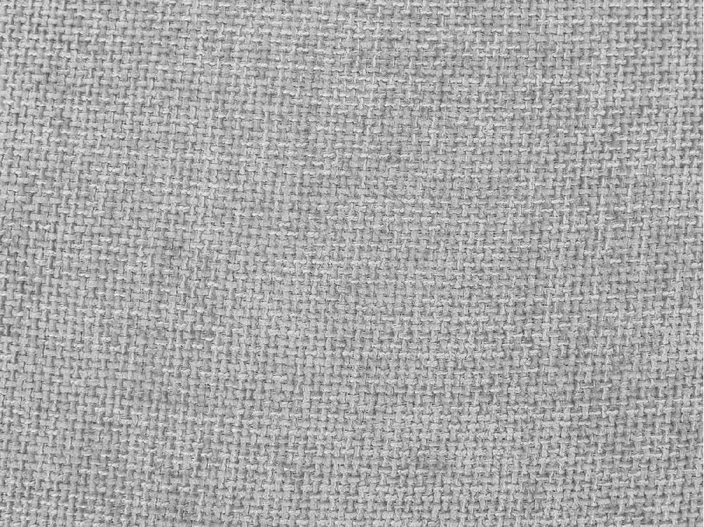 Vente Unique Pouf En Tissu Texturé Gris Clair APOLIU