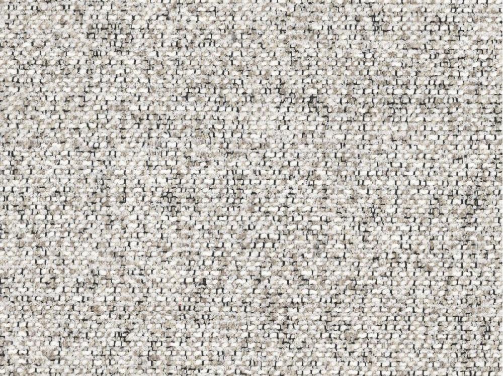 Vente Unique Pouf En Tissu Texturé Gris Clair MONELIA