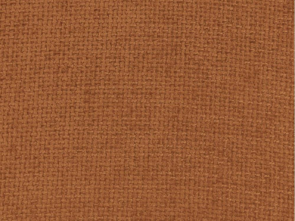 Vente Unique Pouf En Tissu Texturé Terracotta APOLIU