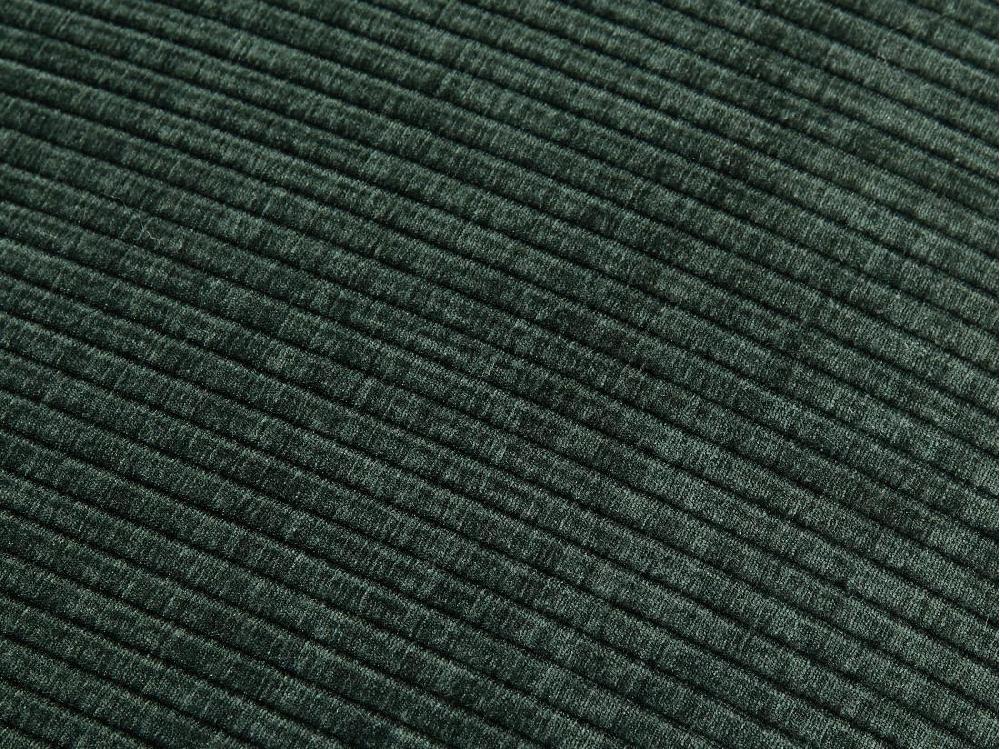 Vente Unique Pouf En Velours Côtelé Vert Sapin TIRONO De Maison Céphy