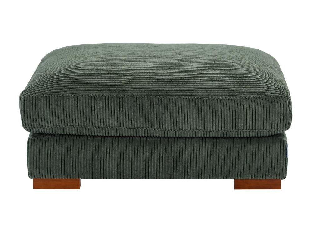 Vente Unique Pouf En Velours Côtelé Vert SPERONE De Pascal Morabito