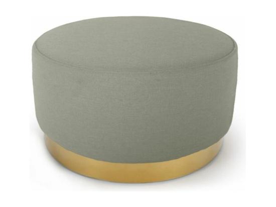 vente unique Pouf Rond en Velours Design "Minnie" 75cm Beige