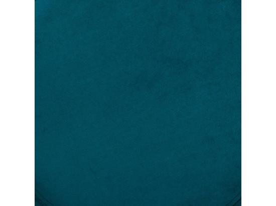 Vente Unique Pouf Velours Design "Sinan" 40cm Bleu Canard