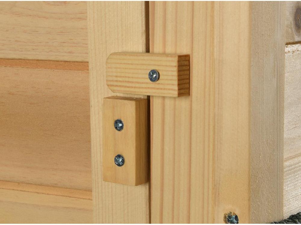 Vente Unique Poulailler En Bois Avec Enclos - 8 Poules - L. 201 X P.142 X H. 171 Cm- Naturel - GALLUS