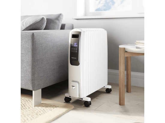 Vente Unique Pro Breeze Radiateur Numérique à Bain D’huile 2500w Chauffage électrique 10 éléments