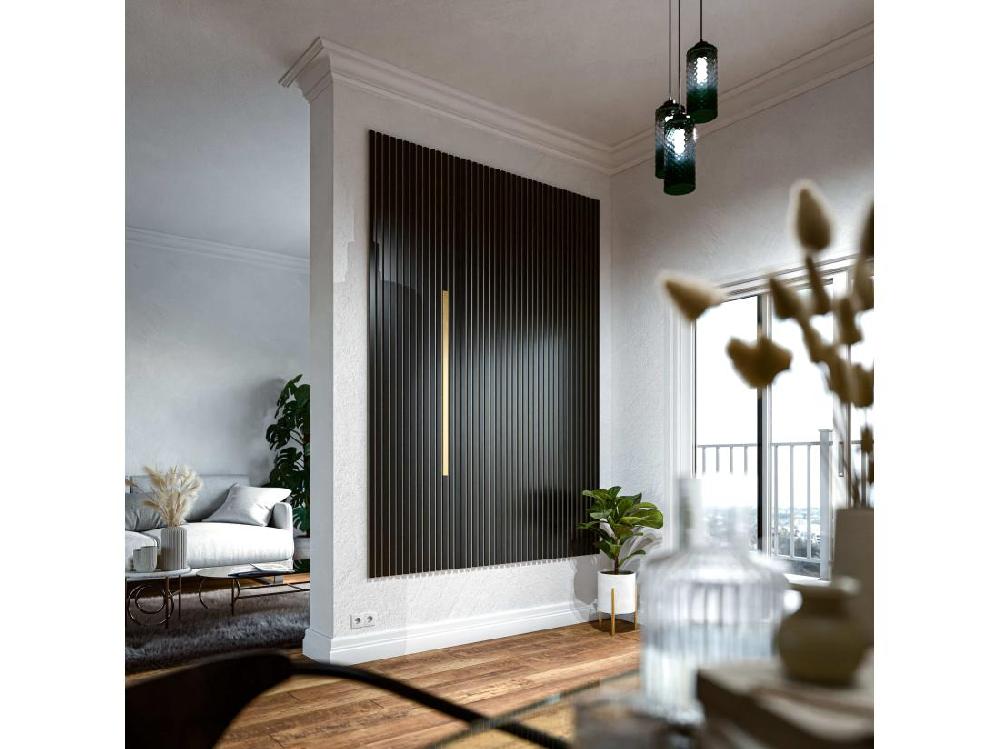 Vente Unique Profilé U Décoratif Pour Panneau Tasseau Bois - Or - 1 M