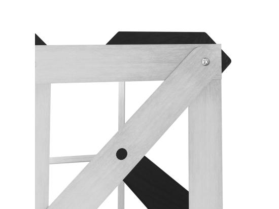 Vente Unique Prolenta Premium - Casier à Bouteilles Pour 12 Bouteilles Noir Bois De Pin Solide