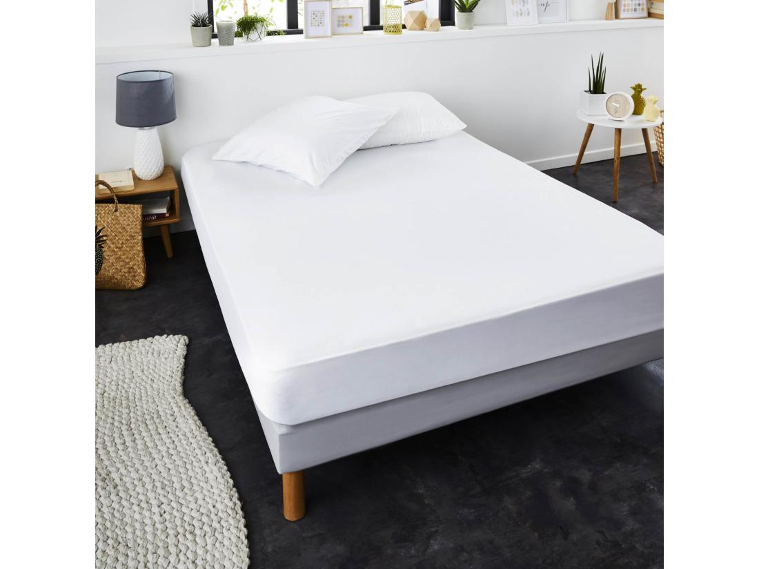 Vente Unique Protège Matelas Alèse Imperméable Micro-respirante Souple Silencieuse 140x190