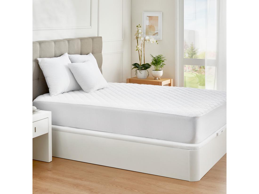 Vente Unique Protège-matelas Anti-allergène Matelassé Et Imperméable