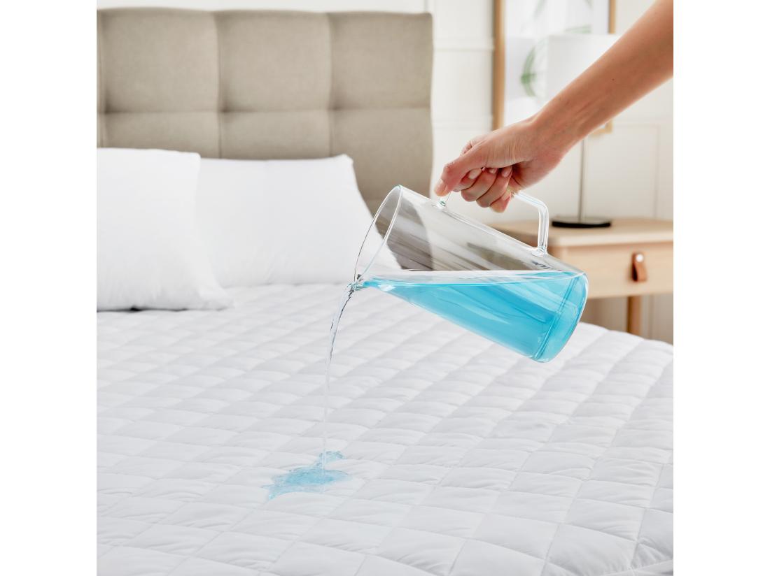 Vente Unique Protège-matelas Anti-allergène Matelassé Et Imperméable