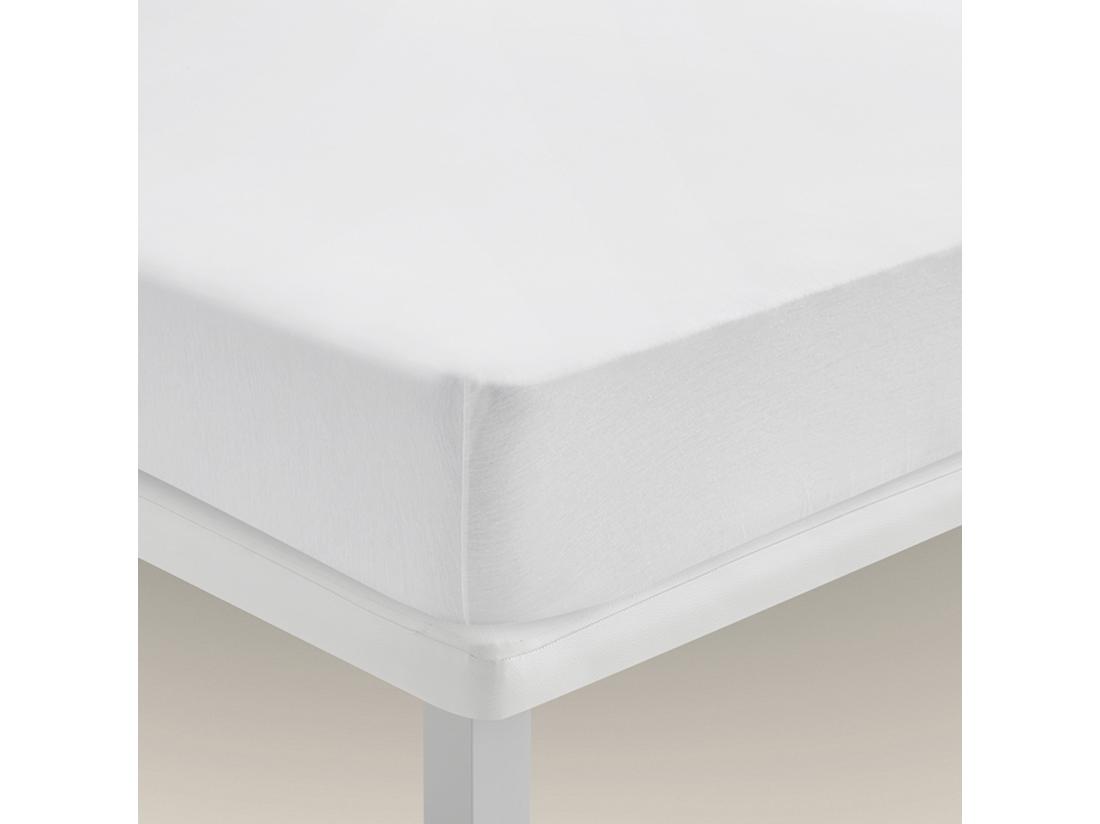 Vente Unique Protège-matelas Tricoté Respirant Anti-acariens