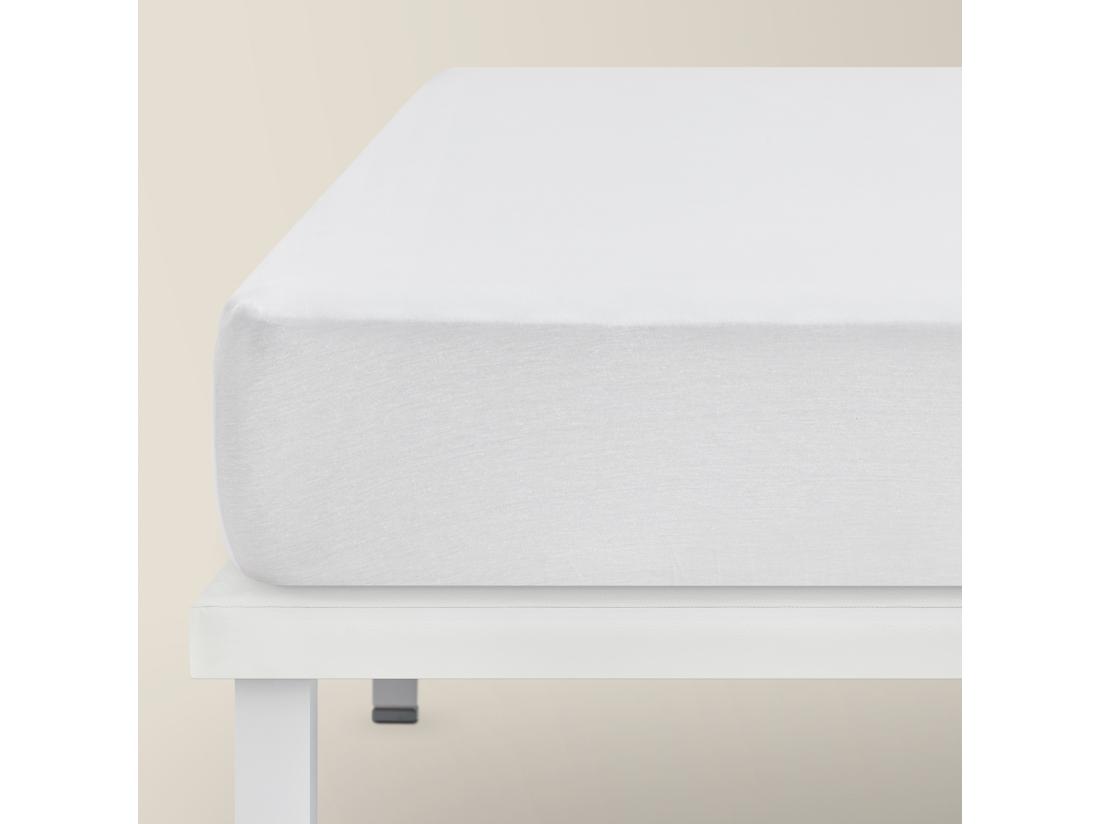 Vente Unique Protège-matelas Tricoté Respirant Anti-acariens