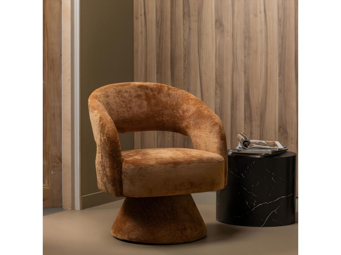 vente unique Quint - Table d'appoint ovale en bois 48x33cm - Noir