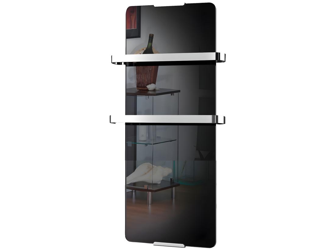 Vente Unique Radiateur Sèche-serviettes électrique 600 W Noir