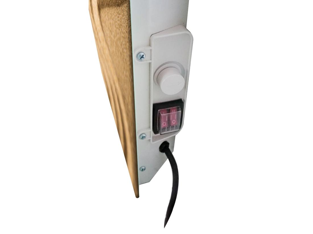 vente unique Radiateur sèche-serviettes électrique 600 W noir
