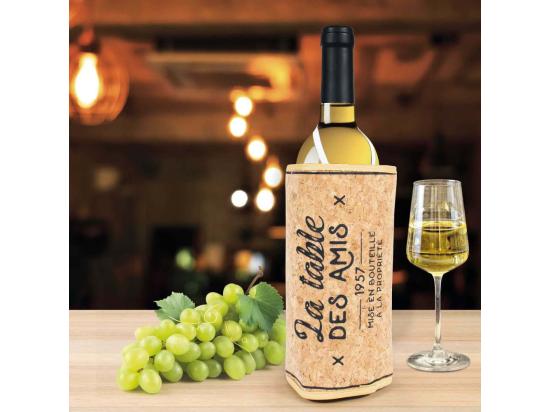 Vente Unique Rafraîchisseur De Bouteille "Fermeture" 19cm Naturel