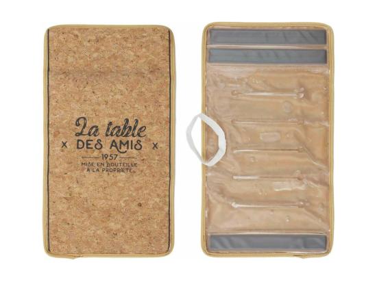 Vente Unique Rafraîchisseur De Bouteille "Fermeture" 19cm Naturel