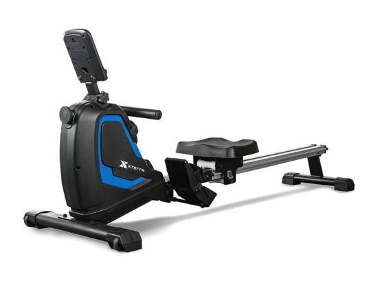 Vente Unique Rameur à Tirage Centrale D'appartement Et De Fitness - XTERRA - Modèle ERG160 - Écran LCD