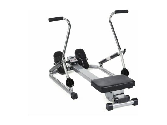 vente unique Rameur d'appartement scandinave - O'fitness - Compteur 5 fonctions - En acier