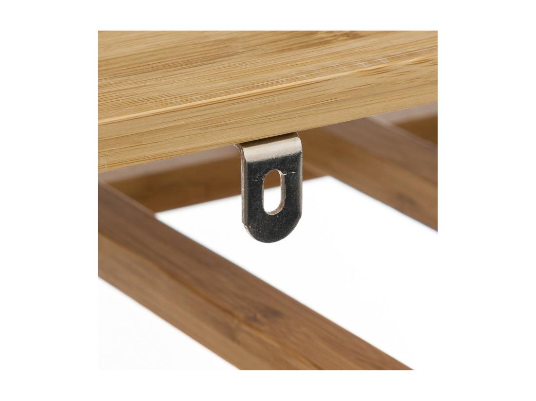 Vente Unique Range Bouteilles En Bambou Capacité 32 Bouteilles H 89 Cm