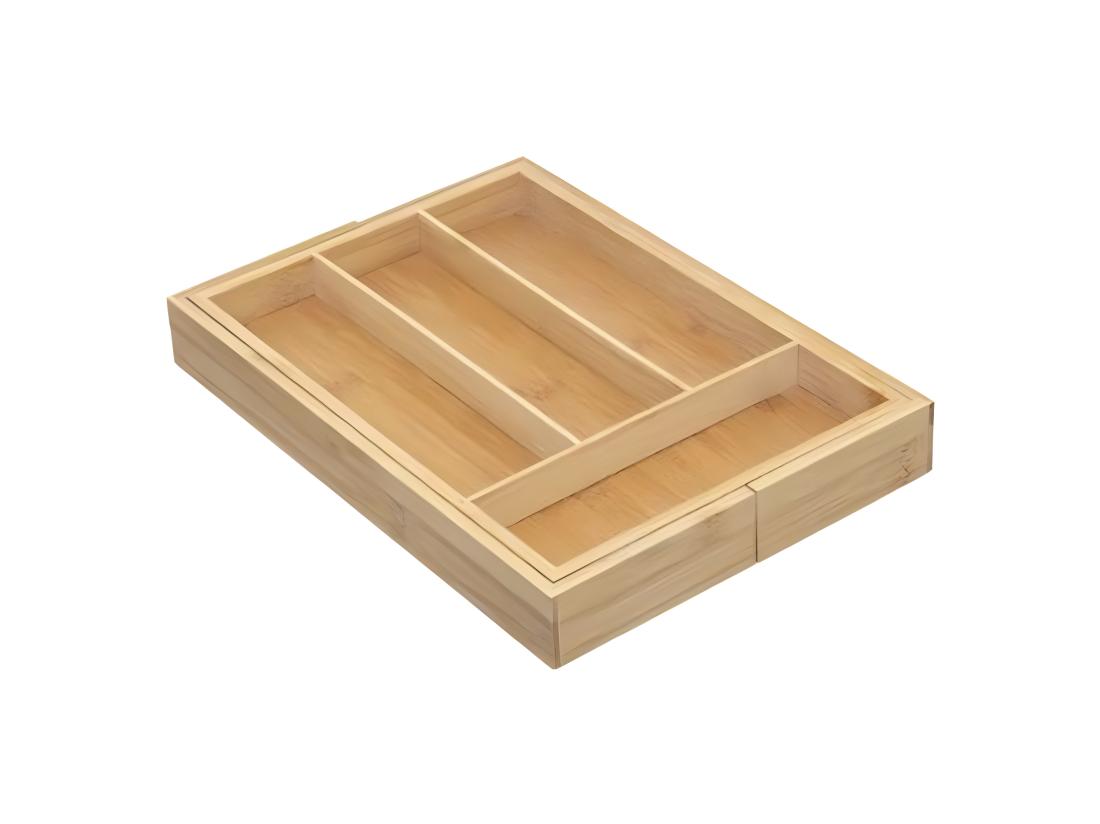 Vente Unique Range-Couverts Extensible Bambou "Paco" 35cm Naturel