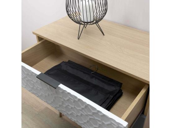 Vente Unique Rangement à Suspendre "6 Sacs à Main" 83cm Noir