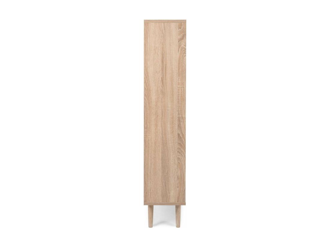 Vente Unique Rangement Chaussures 3 Portes L70 Cm - Impression Rotin - BALI