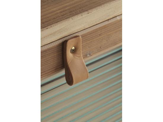 Vente Unique Rangement Pour Chaussures En Bois De Sapin Avec 3 Portes