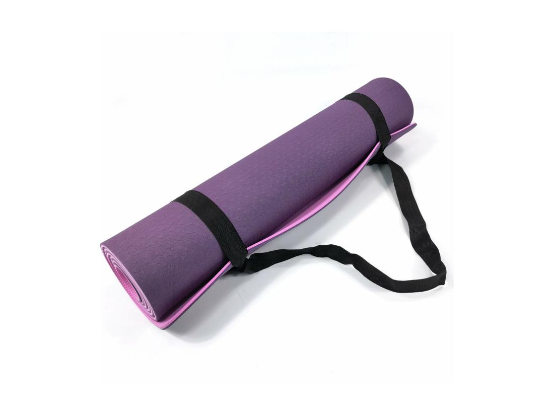Vente Unique Rebecca Mobili Tapis Fitness Antidérapant Tpe Rose Violet 0 6x183x61