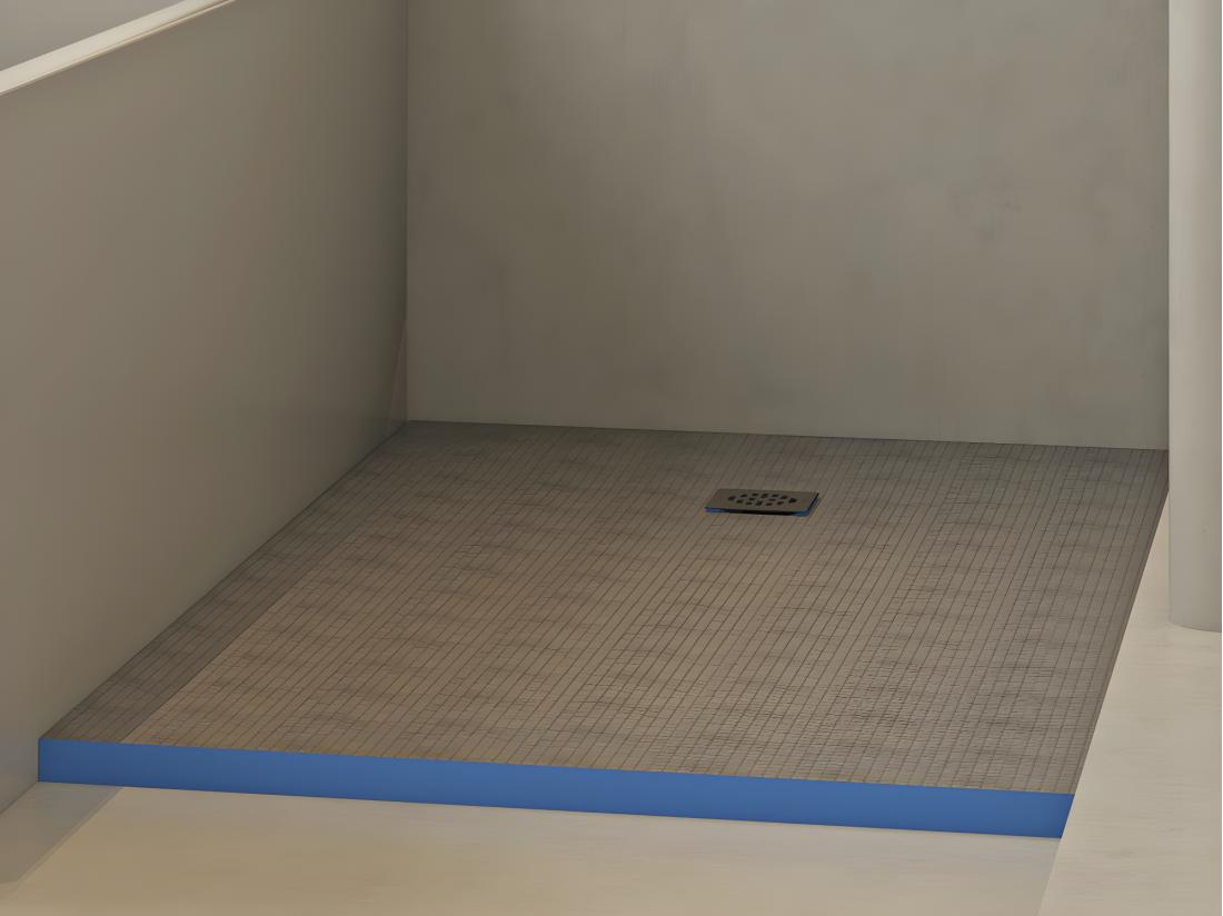 Vente Unique Receveur Prêt à Carreler Découpable Avec Siphon - 160 X 90 X 4cm - Polystyrène Extrudé - DELOS