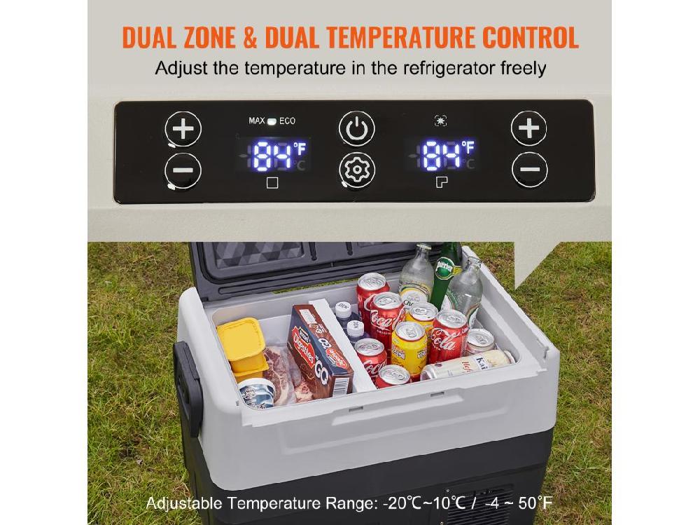 Vente Unique Réfrigérateur De Voiture SucceBuy 54L Double Zone Compresseur Voiture/Maison