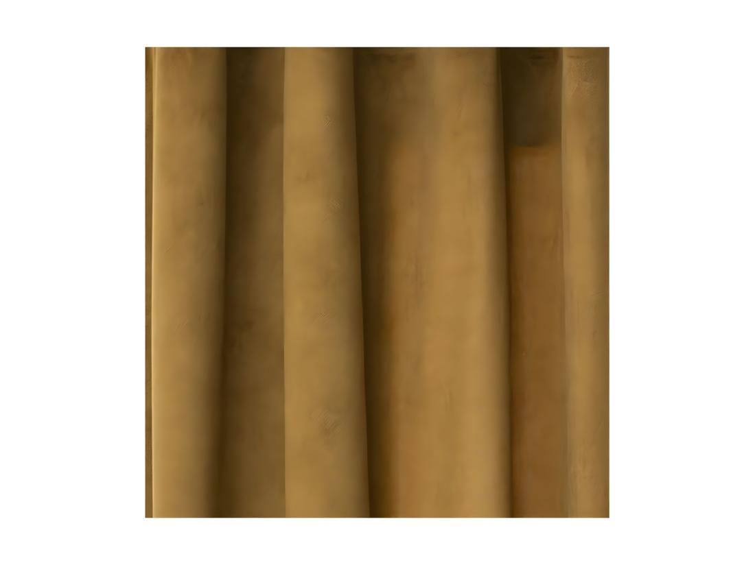 vente unique Rideau à œillets 140 x 260 cm Lilou Mordoré