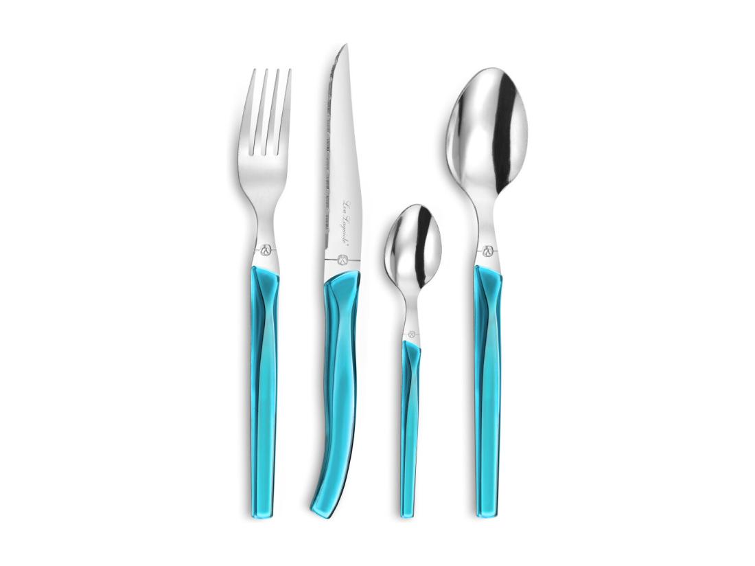 Vente Unique Rising Sun - Coffret 24 Pièces Turquoise