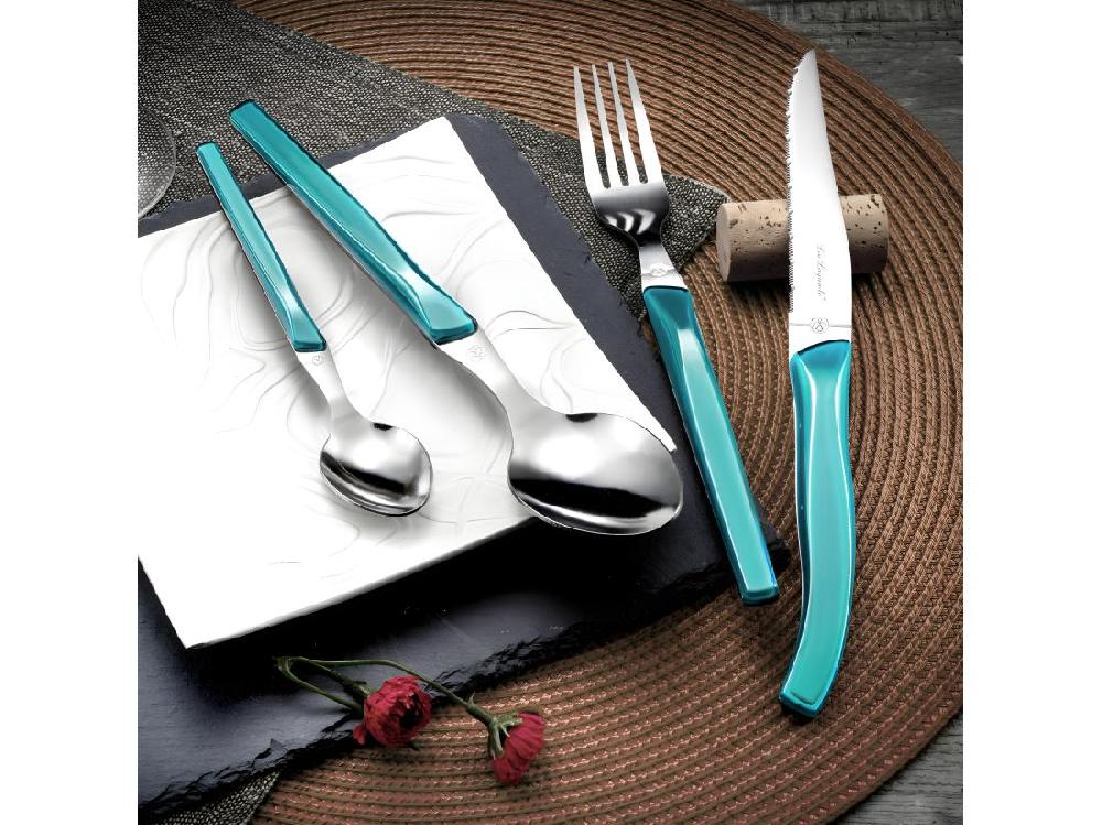 Vente Unique Rising Sun - Coffret 24 Pièces Turquoise