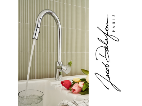 Vente Unique Robinet Cuisine Avec Douchette Extractible JACOB DELAFON July+ Chromé