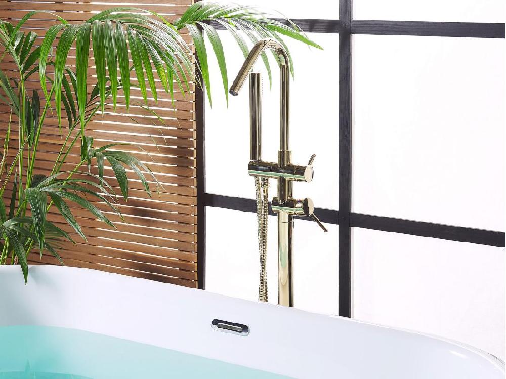Vente Unique Robinet De Baignoire Autoportante VICTORIA Doré