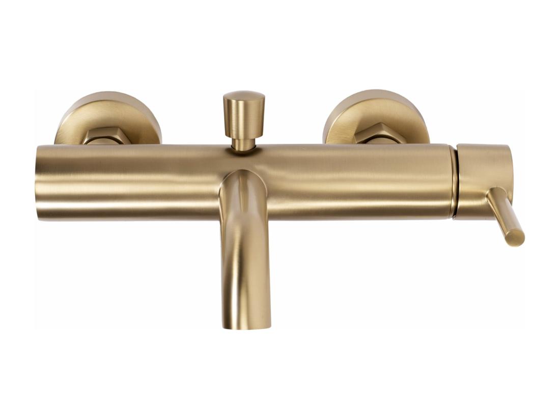 Vente Unique Robinet De Baignoire Rea Lungo Brush Gold