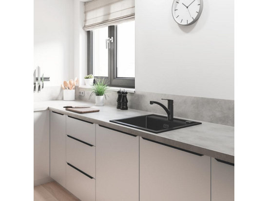 Vente Unique Robinet De Cuisine GROHE Start Noir Mat