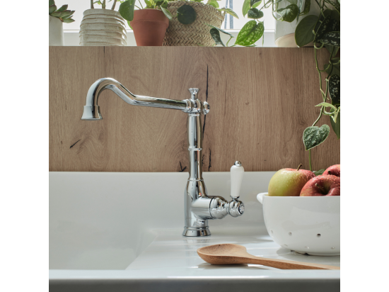 Vente Unique Robinet De Cuisine JACOB DELAFON Louise Chrome